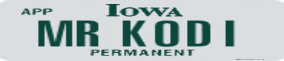 Truck License Plate